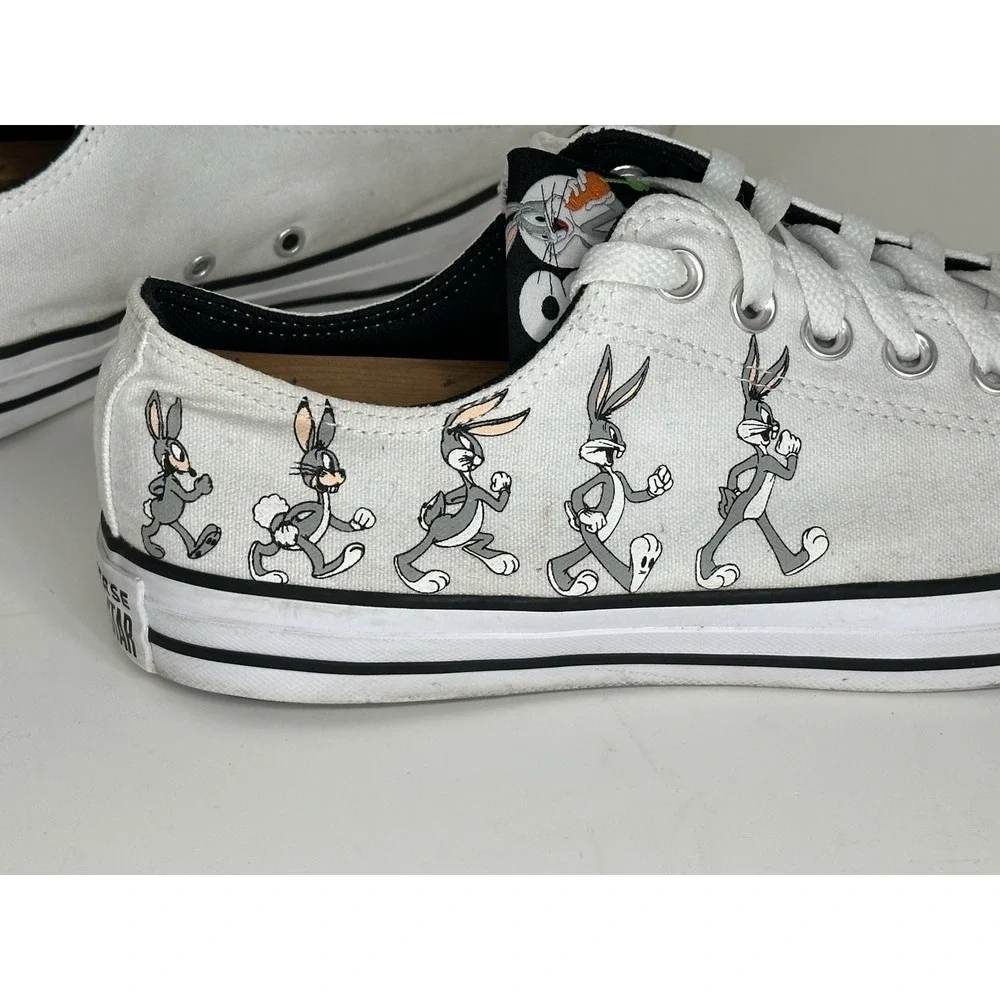 Converse, Unisex Looney Tunes All Star Low Sneakers, 80th Anniversary, M10/W12‎ - Picture 6 of 11